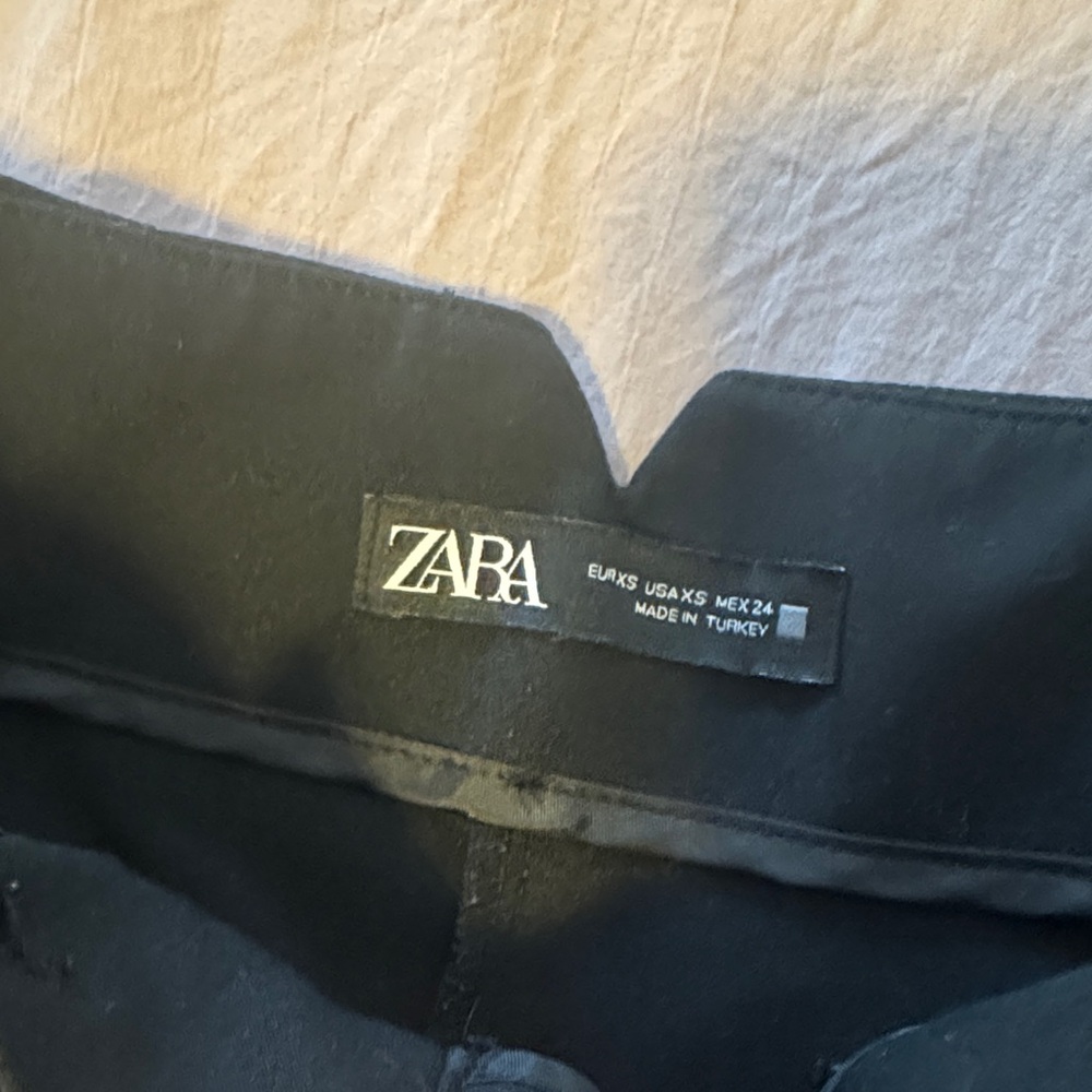 Zara Black Cropped Women's Pants - Picture 5 of 6